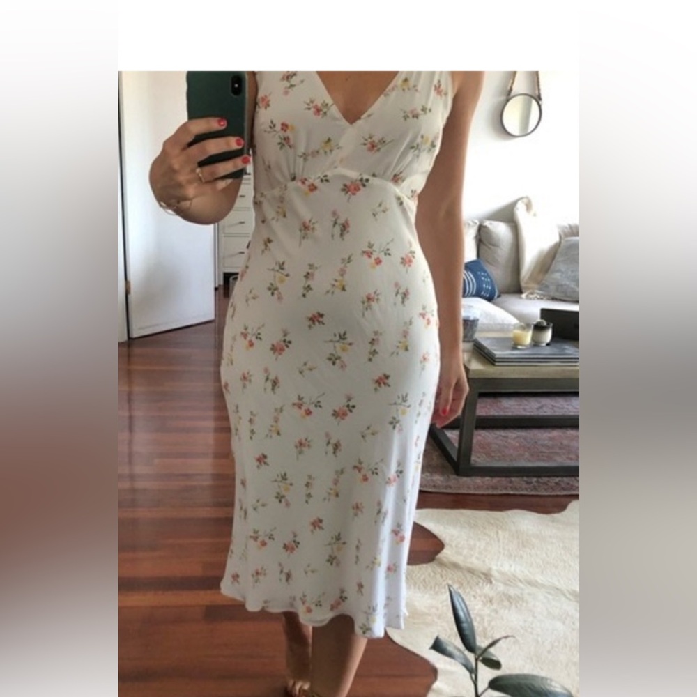 Floral midi dress